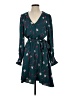 Joie 100% Polyester Print Teal Casual Dress Size XS - photo 1