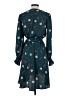 Joie 100% Polyester Print Teal Casual Dress Size XS - photo 2