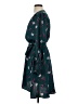 Joie 100% Polyester Print Teal Casual Dress Size XS - photo 5