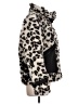 Jonathan Simkhai 100% Polyester Animal Print Ivory Black Snow Jacket Size L - photo 4