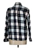 Equipment 100% Cotton Plaid Blue Long Sleeve Button-Down Shirt Size L - photo 2