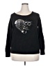 Torrid 100% Cotton Graphic Black Pullover Sweater Size 2X Plus (2) - photo 1