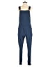 Assorted Brands 100% Cotton Blue Overalls Size XXS - photo 1