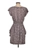BCBGeneration 100% Polyester Stripes Brown Casual Dress Size XS - photo 2
