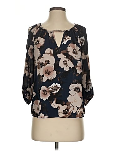 Papaya 3/4 Sleeve Blouse (view 1)