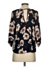 Papaya 100% Polyester Black 3/4 Sleeve Blouse Size S - photo 2