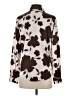 Maison d' Amelie Floral Brown Long Sleeve Blouse Size XS - photo 2