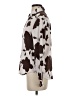 Maison d' Amelie Floral Brown Long Sleeve Blouse Size XS - photo 5