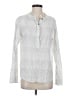 Current/Elliott 100% Cotton White Long Sleeve Blouse Size Sm (1) - photo 1