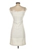 Nell Solid Ivory Cocktail Dress Size S - photo 2