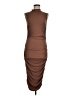 Unbranded Solid Brown Cocktail Dress Size M (estimated) - photo 1