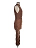 Unbranded Solid Brown Cocktail Dress Size M (estimated) - photo 4