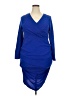 Shein 100% Polyester Blue Cocktail Dress Size 2X - photo 1