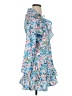 Bar III 100% Polyester Floral Blue Casual Dress Size S (petite) - photo 4