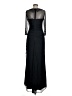 Patra 100% Polyester Black Blue Cocktail Dress Size 6 - photo 2