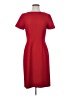 Kasper A.S.L. Solid Red Casual Dress Size 4 - photo 1