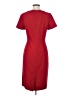 Kasper A.S.L. Solid Red Casual Dress Size 4 - photo 2