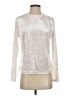 Allegra K Silver Long Sleeve Blouse Size S - photo 1
