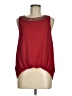 Dizzy Lizzy 100% Polyester Red Sleeveless Blouse Size M - photo 1