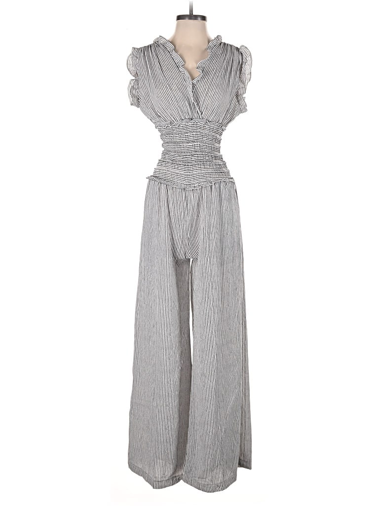 Pre-owned Max Studio Jumpsuit In Gray