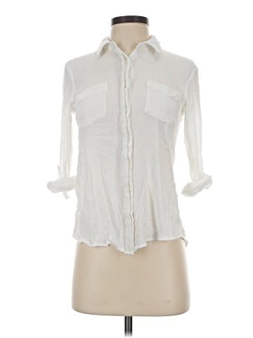 Hippie Rose 3/4 Sleeve Button-Down Shirt (view 1)