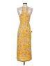BCBGeneration Paisley Yellow Casual Dress Size XS - photo 2
