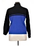 Eddie Bauer Color Block Blue Turtleneck Sweater Size XL - photo 2