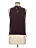 Calvin Klein 100% Polyester Burgundy Sleeveless Blouse Size M - photo 1