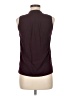 Calvin Klein 100% Polyester Burgundy Sleeveless Blouse Size M - photo 2