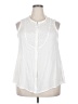 Amaryllis 100% Viscose White Sleeveless Blouse Size 3X - photo 1