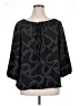 Olivia & Martin 100% Polyester Black 3/4 Sleeve Blouse Size 1X - photo 1