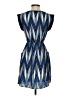 Soprano Chevron-herringbone Blue Cocktail Dress Size S - photo 2