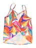 Shein Print Orange Swimsuit Top Size 4 - photo 1
