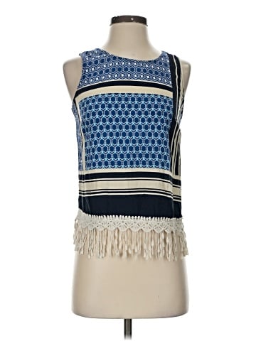 Buttons Sleeveless Blouse (view 1)
