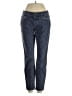 Current/Elliott Chevron-herringbone Blue Jeans Size XS (0) - photo 1