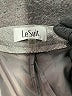Le Suit 100% Polyester Chevron-herringbone Gray Dress Pants Size 16 - photo 9