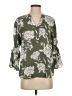 41Hawthorn 100% Polyester Green 3/4 Sleeve Blouse Size S - photo 1