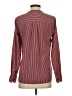 CAbi 100% Polyester Stripes Burgundy Long Sleeve Blouse Size XS - photo 2