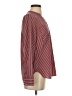CAbi 100% Polyester Stripes Burgundy Long Sleeve Blouse Size XS - photo 4
