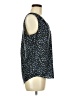 Banana Republic 100% Polyester Blue Sleeveless Blouse Size M - photo 4