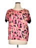 Joe Fresh Pink Short Sleeve Blouse Size XL - photo 1