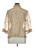Wet Seal 100% Polyester Metallic Gold 3/4 Sleeve Blouse Size XL - photo 2