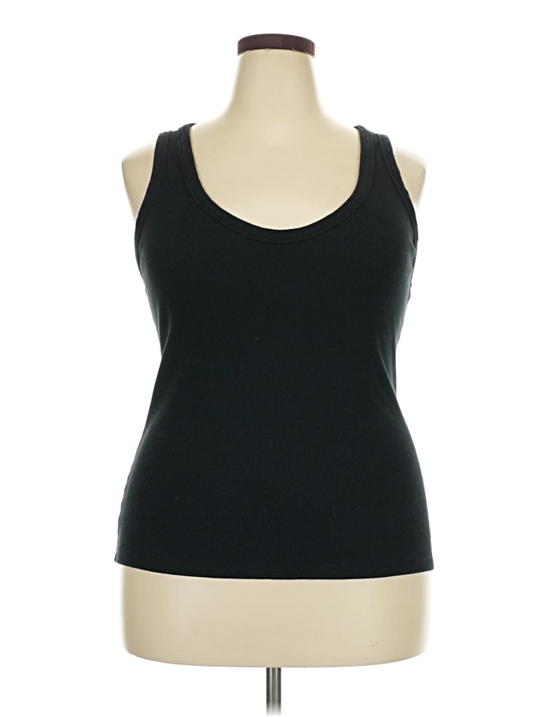 Pre-owned Universal Thread Tank Top Black Halter Neckline Tops