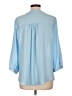 MICHAEL Michael Kors Blue 3/4 Sleeve Blouse Size L - photo 2