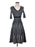 Boden Stripes Blue Casual Dress Size 2R - photo 1