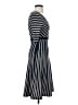 Boden Stripes Blue Casual Dress Size 2R - photo 4