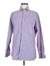 Assorted Brands Houndstooth Blue Long Sleeve Button-Down Shirt Size M - photo 1