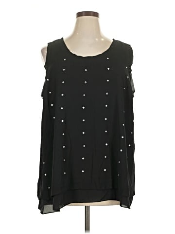 Melissa McCarthy Seven7 Sleeveless Blouse (view 1)