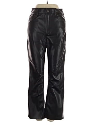 Zara Faux Leather Pants (view 1)