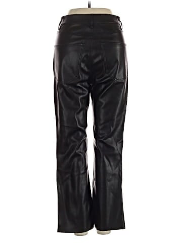 Zara Faux Leather Pants (view 2)